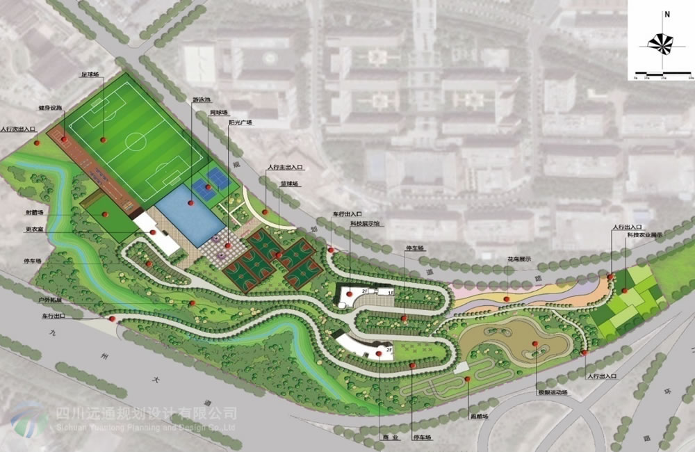 绵阳市教育园区研学主体公园概念性规划