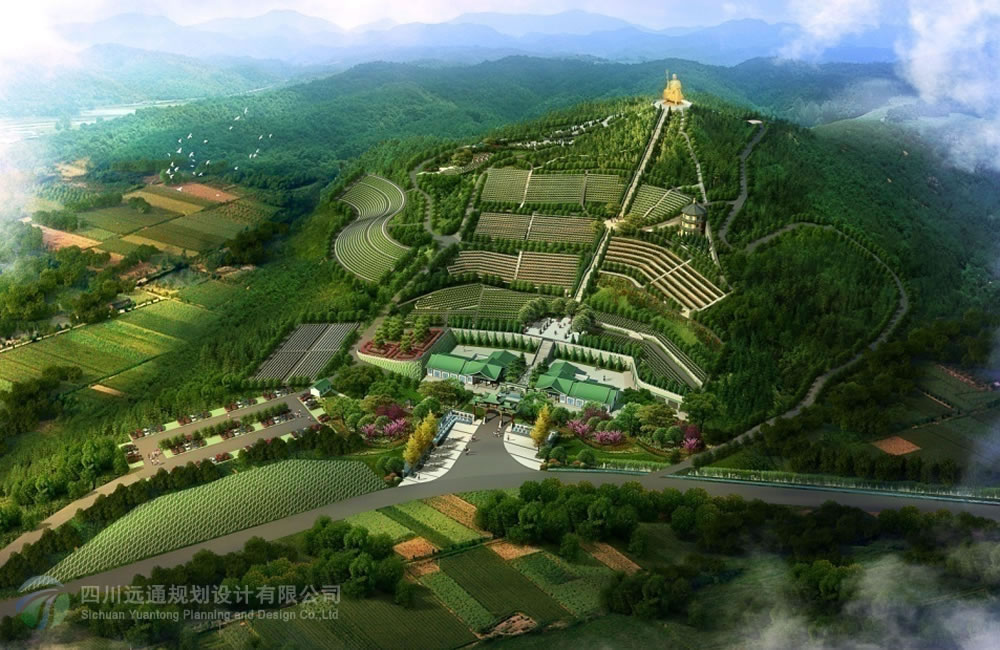 梓潼县龙盛陵园规划设计