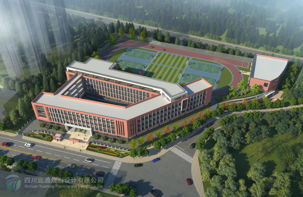 绵阳科创区云泉路学校建筑设计项目